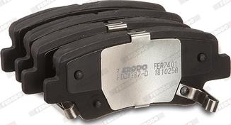 Ferodo FDB4387-D - Kit pastiglie freno, Freno a disco autozon.pro