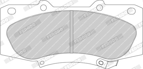 Ferodo FDB4334 - Kit pastiglie freno, Freno a disco autozon.pro