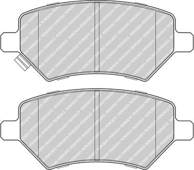 Ferodo FDB4293 - Kit pastiglie freno, Freno a disco autozon.pro