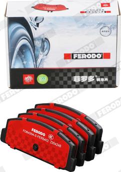 Ferodo FDB4204-S - Kit pastiglie freno, Freno a disco autozon.pro