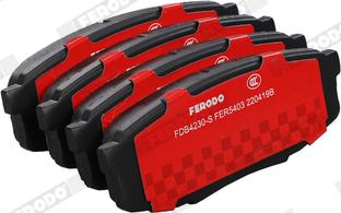 Ferodo FDB4230-S - Kit pastiglie freno, Freno a disco autozon.pro