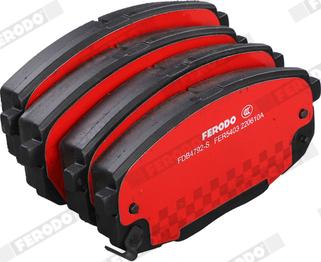 Ferodo FDB4792-S - Kit pastiglie freno, Freno a disco autozon.pro