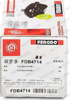 Ferodo FDB4714 - Kit pastiglie freno, Freno a disco autozon.pro