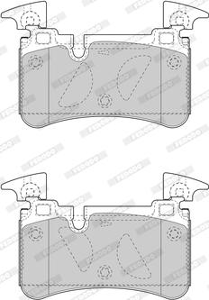 Ferodo FDB4714 - Kit pastiglie freno, Freno a disco autozon.pro