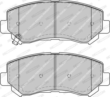 Ferodo FDB4781-D - Kit pastiglie freno, Freno a disco autozon.pro