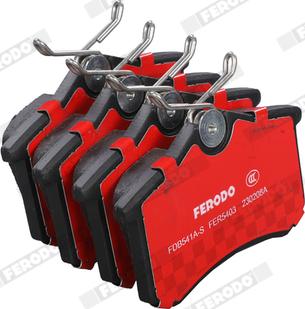 Ferodo FDB541A-S - Kit pastiglie freno, Freno a disco autozon.pro