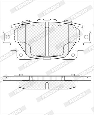 Ferodo FDB5470 - Kit pastiglie freno, Freno a disco autozon.pro