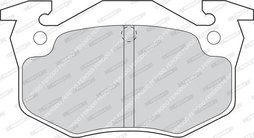 Ferodo FDB558D - Kit pastiglie freno, Freno a disco autozon.pro