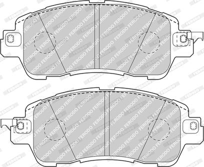 Ferodo FDB5015 - Kit pastiglie freno, Freno a disco autozon.pro