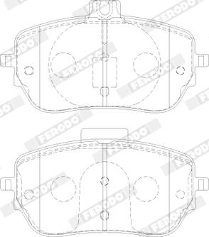 Ferodo FDB5180 - Kit pastiglie freno, Freno a disco autozon.pro