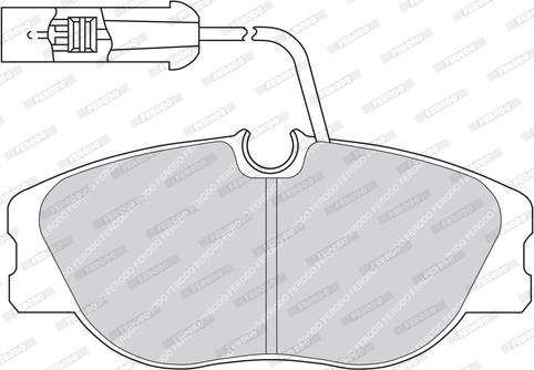 Ferodo FDB650 - Kit pastiglie freno, Freno a disco autozon.pro