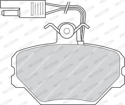 Ferodo FDB635 - Kit pastiglie freno, Freno a disco autozon.pro