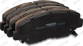 Ferodo FDB1658-D - Kit pastiglie freno, Freno a disco autozon.pro