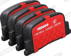 Ferodo FDB1686-S - Kit pastiglie freno, Freno a disco autozon.pro