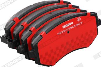 Ferodo FDB1639-S - Kit pastiglie freno, Freno a disco autozon.pro