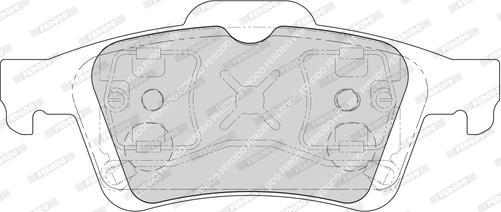 Ferodo FDB1675 - Kit pastiglie freno, Freno a disco autozon.pro