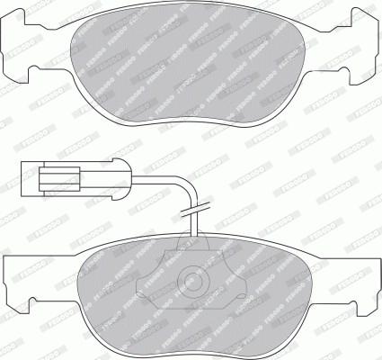 Ferodo FDB1040B - Kit pastiglie freno, Freno a disco autozon.pro