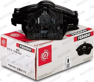 Ferodo FDB1055 - Kit pastiglie freno, Freno a disco autozon.pro