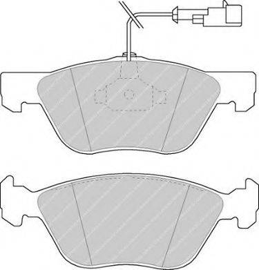 Ferodo FDB1052B - Kit pastiglie freno, Freno a disco autozon.pro