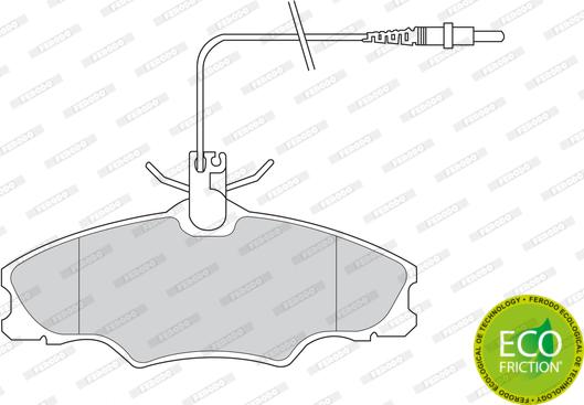 Ferodo FDB1062 - Kit pastiglie freno, Freno a disco autozon.pro