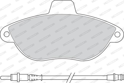 Ferodo FDB1002 - Kit pastiglie freno, Freno a disco autozon.pro