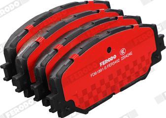 Ferodo FDB1891-S - Kit pastiglie freno, Freno a disco autozon.pro