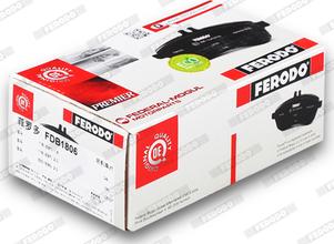 Ferodo FDB1806 - Kit pastiglie freno, Freno a disco autozon.pro