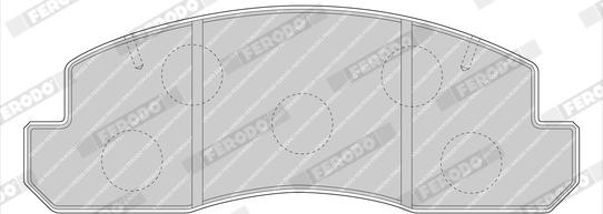 Ferodo FDB1818 - Kit pastiglie freno, Freno a disco autozon.pro