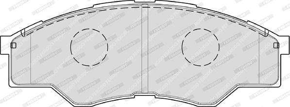 Ferodo FDB1887 - Kit pastiglie freno, Freno a disco autozon.pro