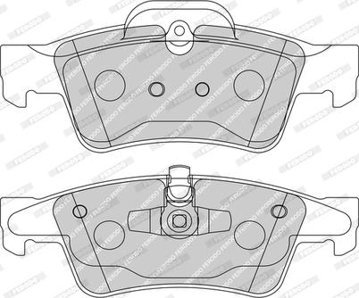 Ferodo FDB1831-D - Kit pastiglie freno, Freno a disco autozon.pro