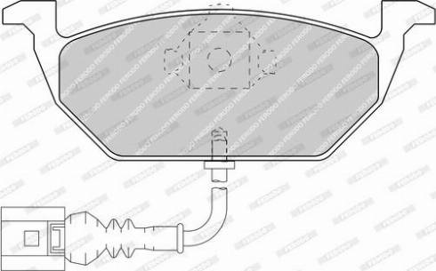 Ferodo FDB1398-D - Kit pastiglie freno, Freno a disco autozon.pro