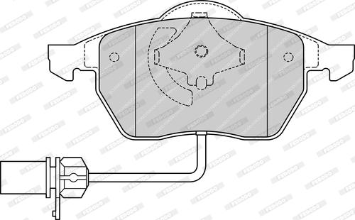 Ferodo FDB1323-D - Kit pastiglie freno, Freno a disco autozon.pro