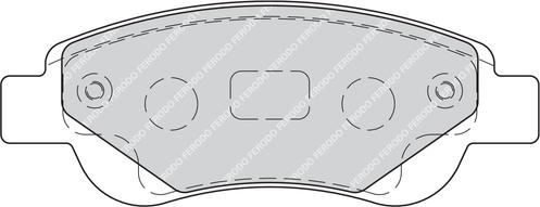 Ferodo FDB1790G - Kit pastiglie freno, Freno a disco autozon.pro