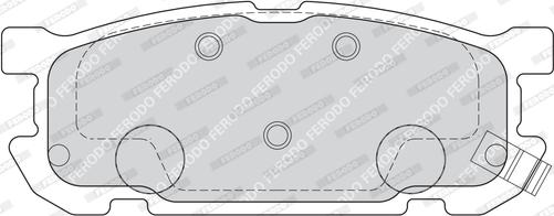 Ferodo FDB1754 - Kit pastiglie freno, Freno a disco autozon.pro