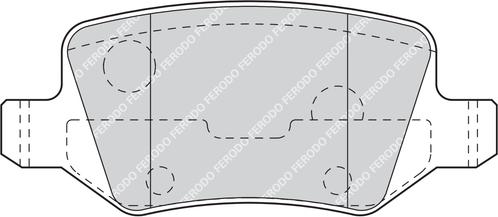 Ferodo FDB1782G - Kit pastiglie freno, Freno a disco autozon.pro