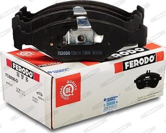 Ferodo FDB896-D - Kit pastiglie freno, Freno a disco autozon.pro