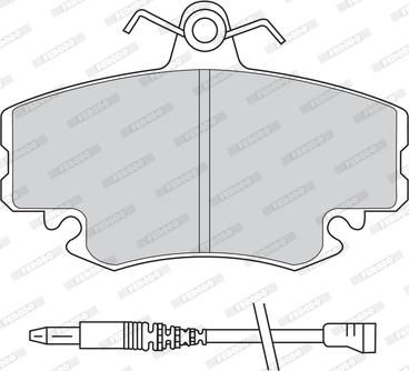 Ferodo FDB845B - Kit pastiglie freno, Freno a disco autozon.pro