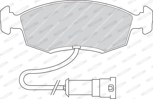 Ferodo FDB276 - Kit pastiglie freno, Freno a disco autozon.pro