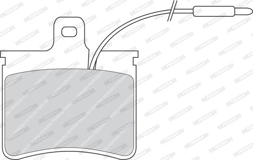 Ferodo FDB272 - Kit pastiglie freno, Freno a disco autozon.pro