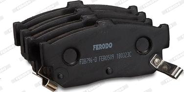 Ferodo FDB796-D - Kit pastiglie freno, Freno a disco autozon.pro