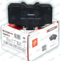 Ferodo FDB797-D - Kit pastiglie freno, Freno a disco autozon.pro