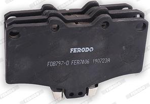 Ferodo FDB797-D - Kit pastiglie freno, Freno a disco autozon.pro