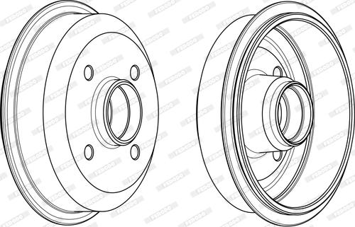 Ferodo FDR329184 - Tamburo freno autozon.pro