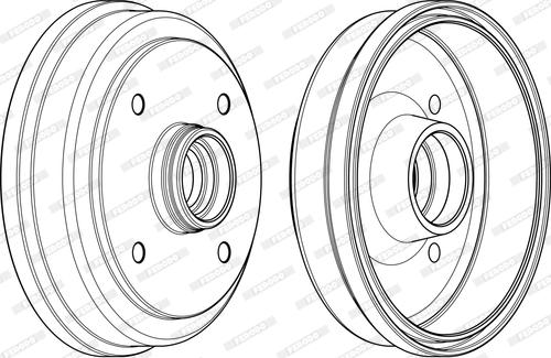 Ferodo FDR329182 - Tamburo freno autozon.pro