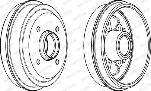 Ferodo FDR329121 - Tamburo freno autozon.pro