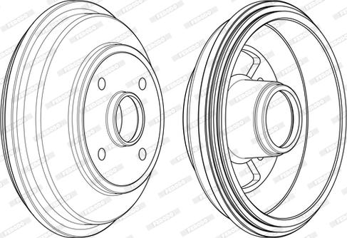 Ferodo FDR329808 - Tamburo freno autozon.pro