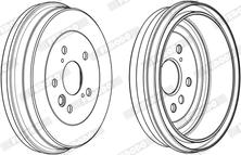 Ferodo FDR329342 - Tamburo freno autozon.pro