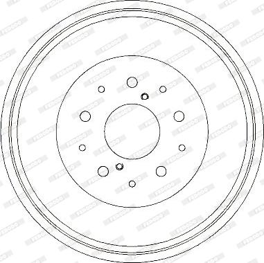 Ferodo FDR329311 - Tamburo freno autozon.pro