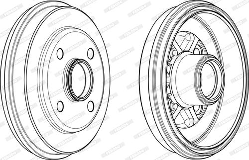 Ferodo FDR329317 - Tamburo freno autozon.pro