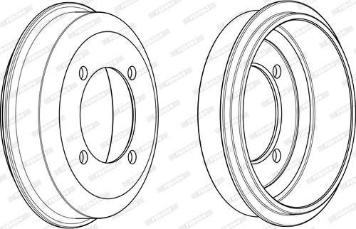 Ferodo FDR329321 - Tamburo freno autozon.pro